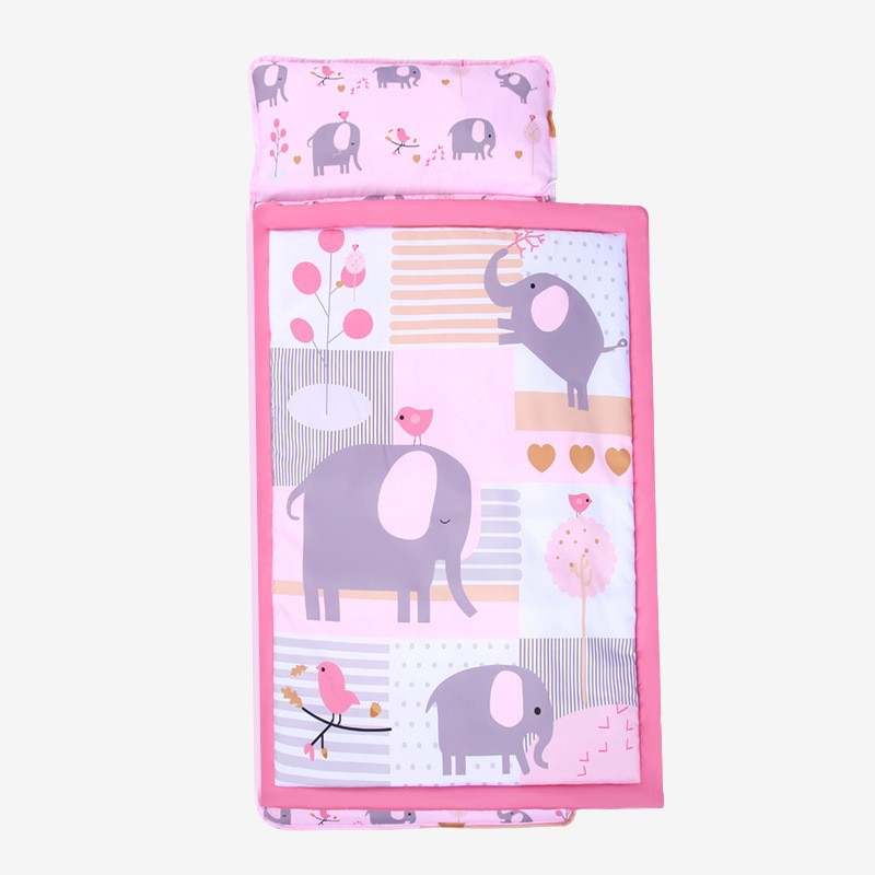 Outdoor Camping Sleeping Bag - Toddler Nap Mat com travesseiro e
