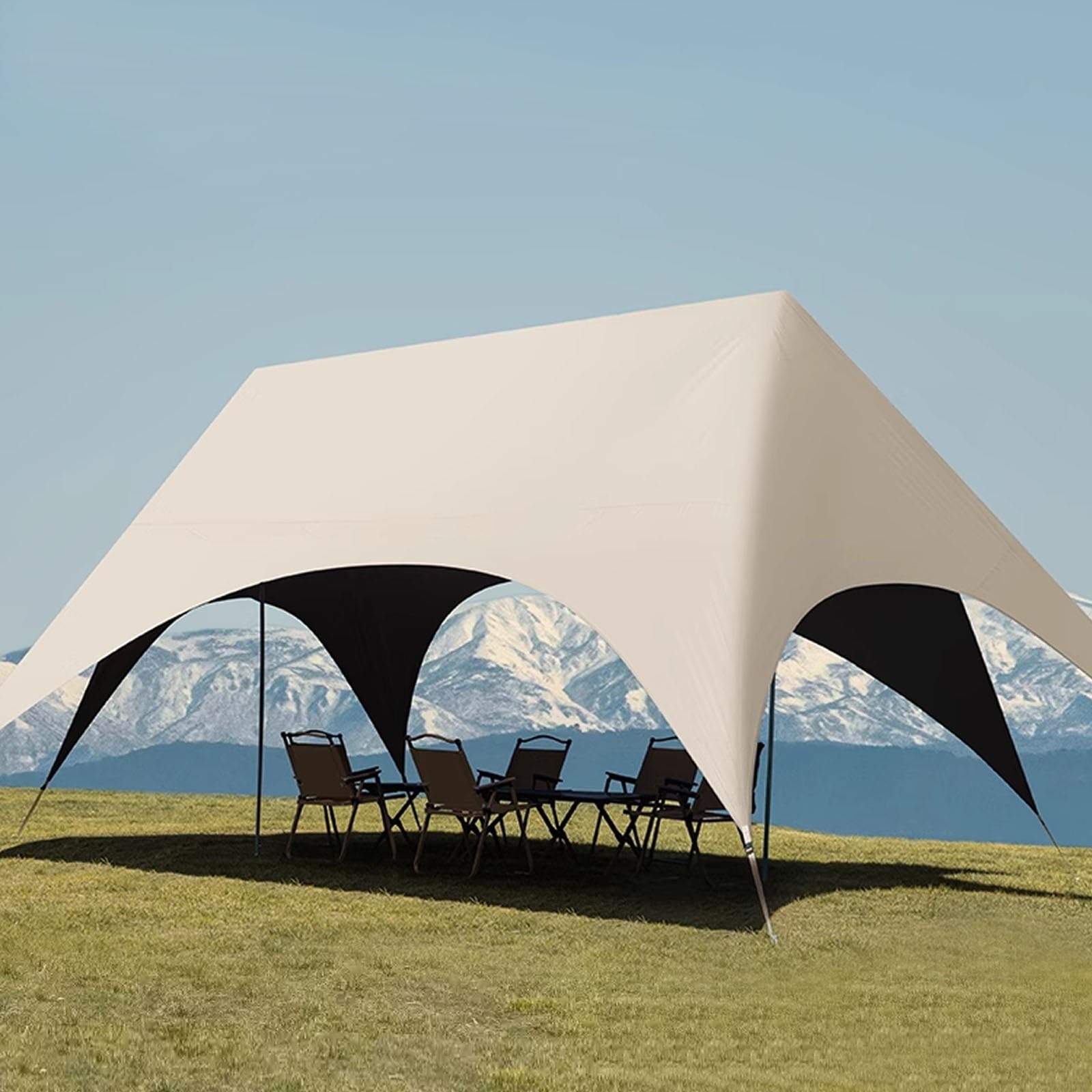 Outdoor Camping Ute - Tenda de Proteção Solar 360 Graus,