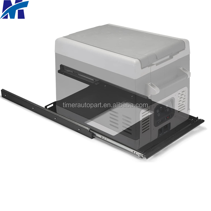 Outdoor Camping Ute - 2026 Gaveta Deslizante Metálica para Refrigerador,