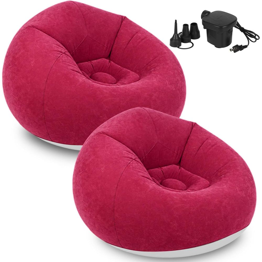Outdoor Camping Movies - Cadeiras Bean Bag para Adultos com