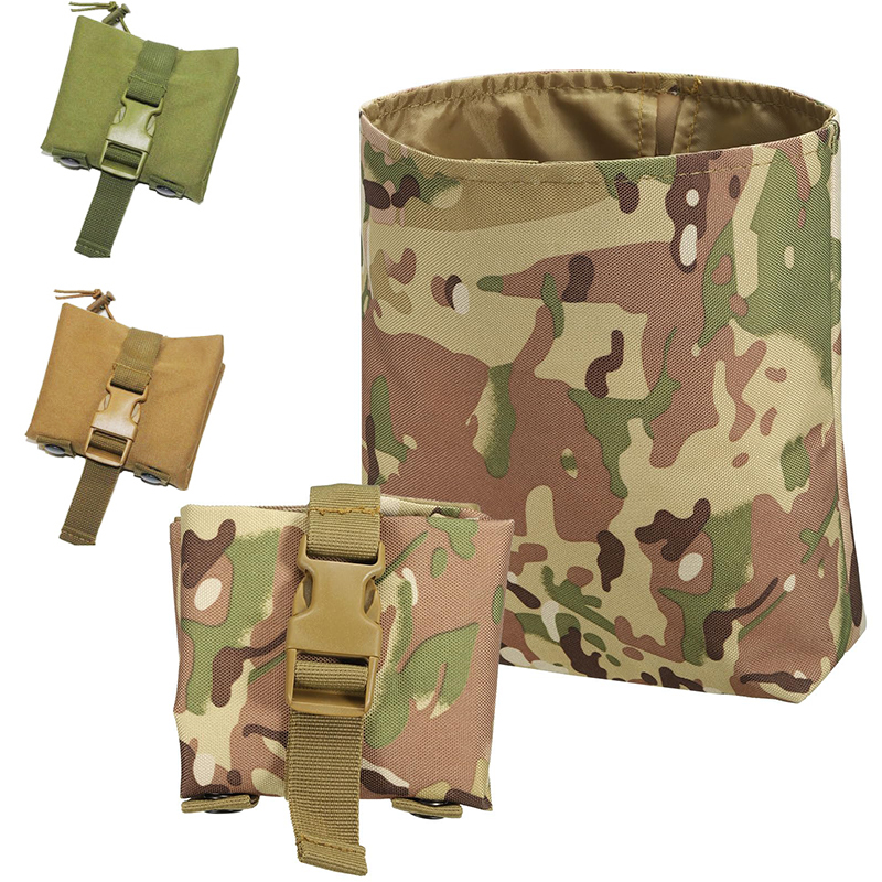 Outdoor Camping Magazine - Molle dobrável despejo gota revista bolsa