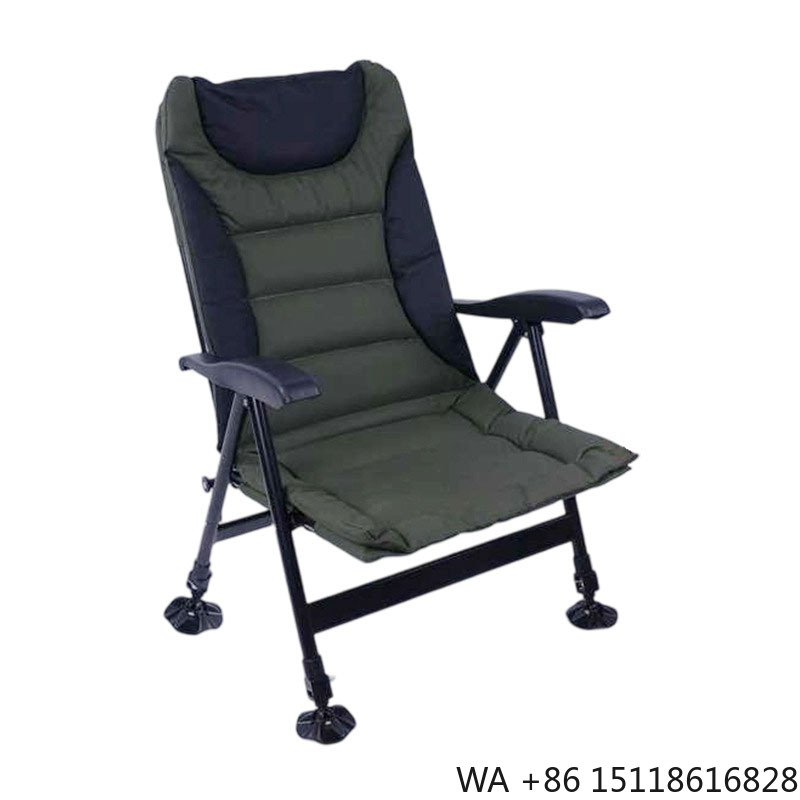 Outdoor Camping Recliner Chairs - Cadeira Portátil Dobrável com Cinco Posições