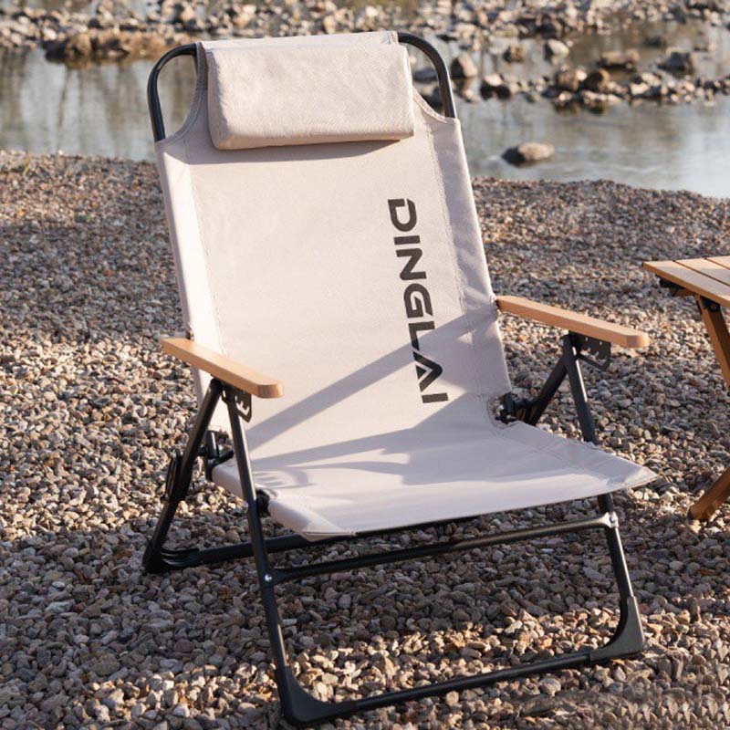 Outdoor Camping Recliner Chairs - Cadeira Dobrável para Camping, Portátil, Reclinável,