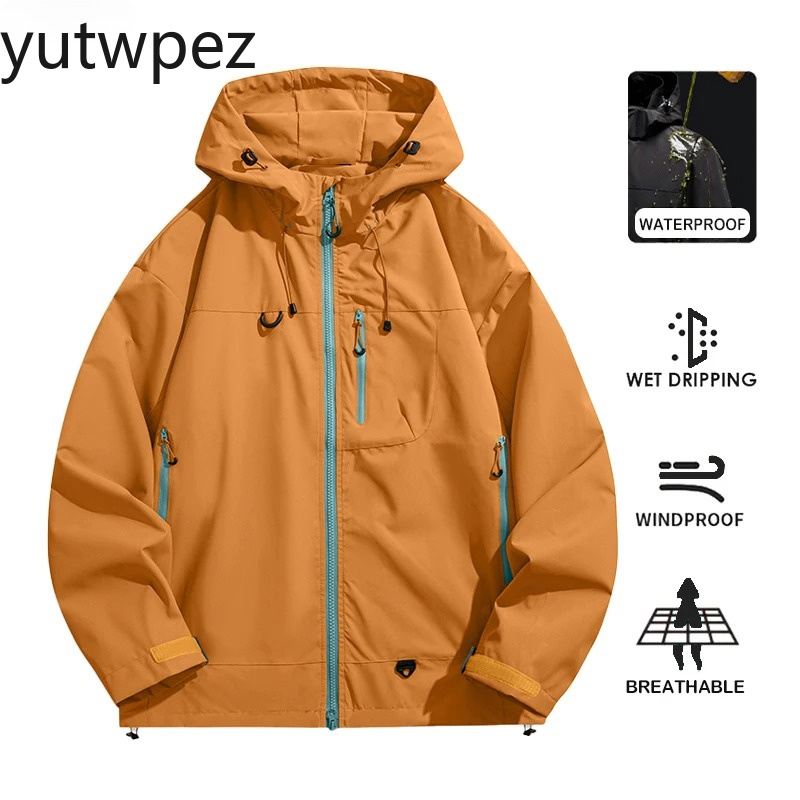 Outdoor Camping Brand - Jaqueta Impermeável Unissex para Hiking, Trekking,