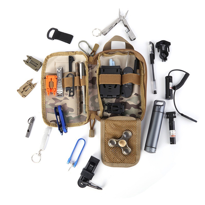 Outdoor Camping Stores - Molle tático edc bolsa cintura saco