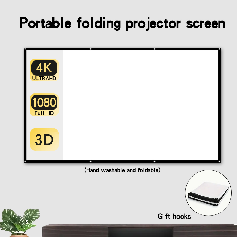 Outdoor Camping Movies - Tela macia de projeção montada na