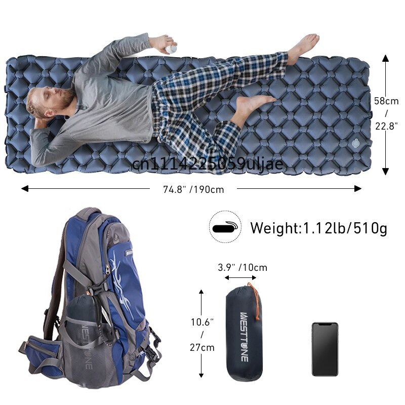 Colchão Inflável Ultraleve WES - Outdoor Inflatable Camping Tent With Air Pump avaliação e preço