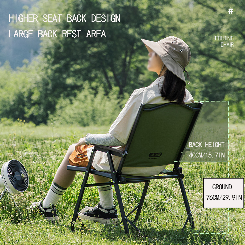 BISINNA Cadeira dobrável para  - Outdoor Camping Recliner Chairs avaliação e preço