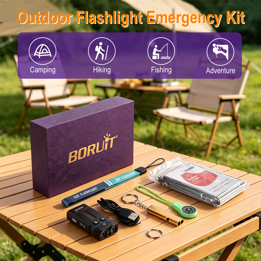Lanterna EDC BORUiT EV20 1100L - Outdoor Camping Glamping Share avaliação e preço