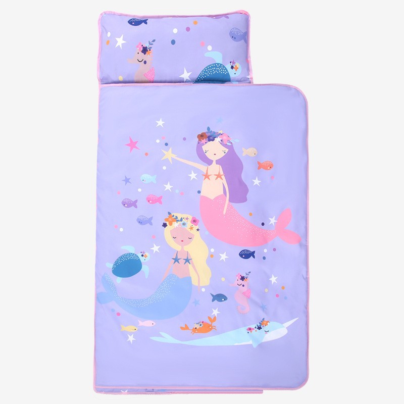 Toddler Nap Mat com travesseir - Outdoor Camping Sleeping Bag avaliação e preço