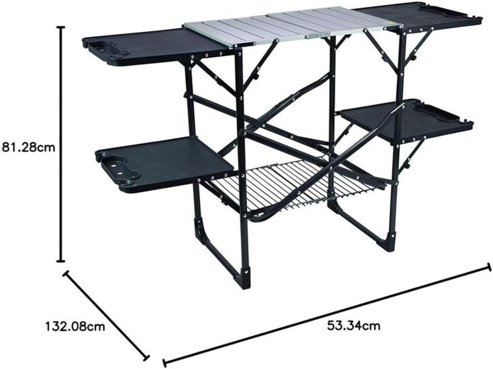 Mesa de Cozinha Portátil Dobrá - Cooking Outdoor Camping avaliação e preço