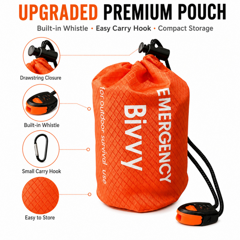 Saco de dormir de emergência c - Outdoor Camping Sleeping Bag avaliação e preço