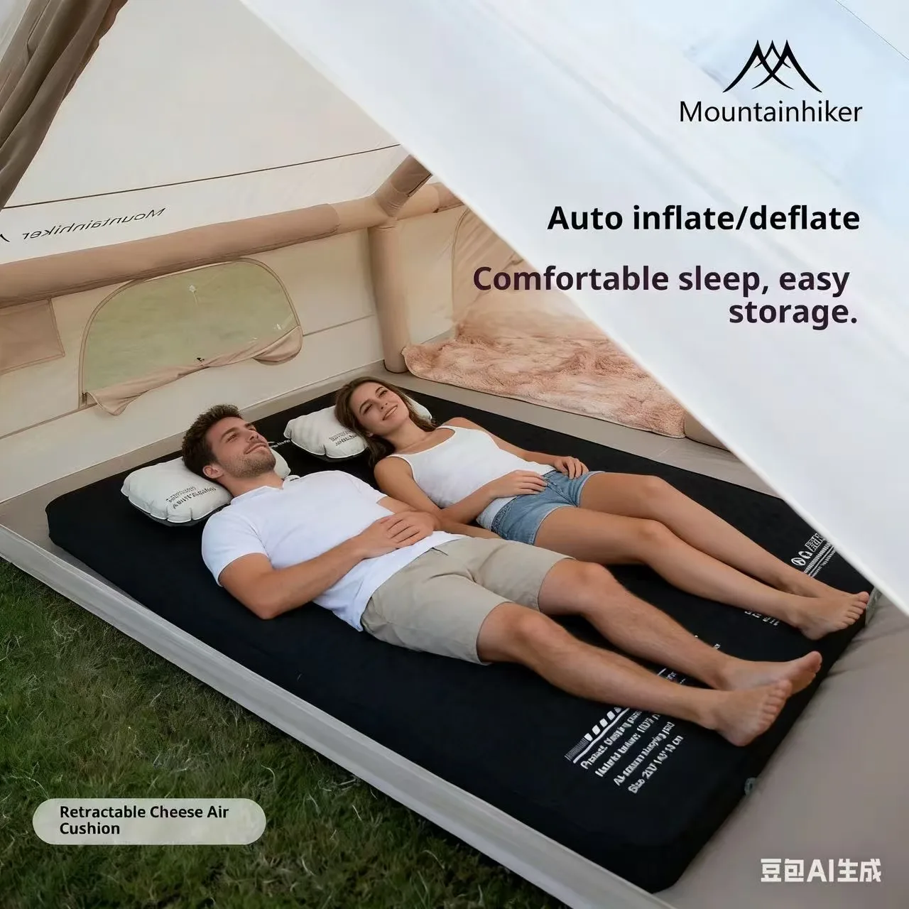Colchão Inflável MOUNTAINHIKER - Outdoor Inflatable Camping Tent With Air Pump avaliação e preço