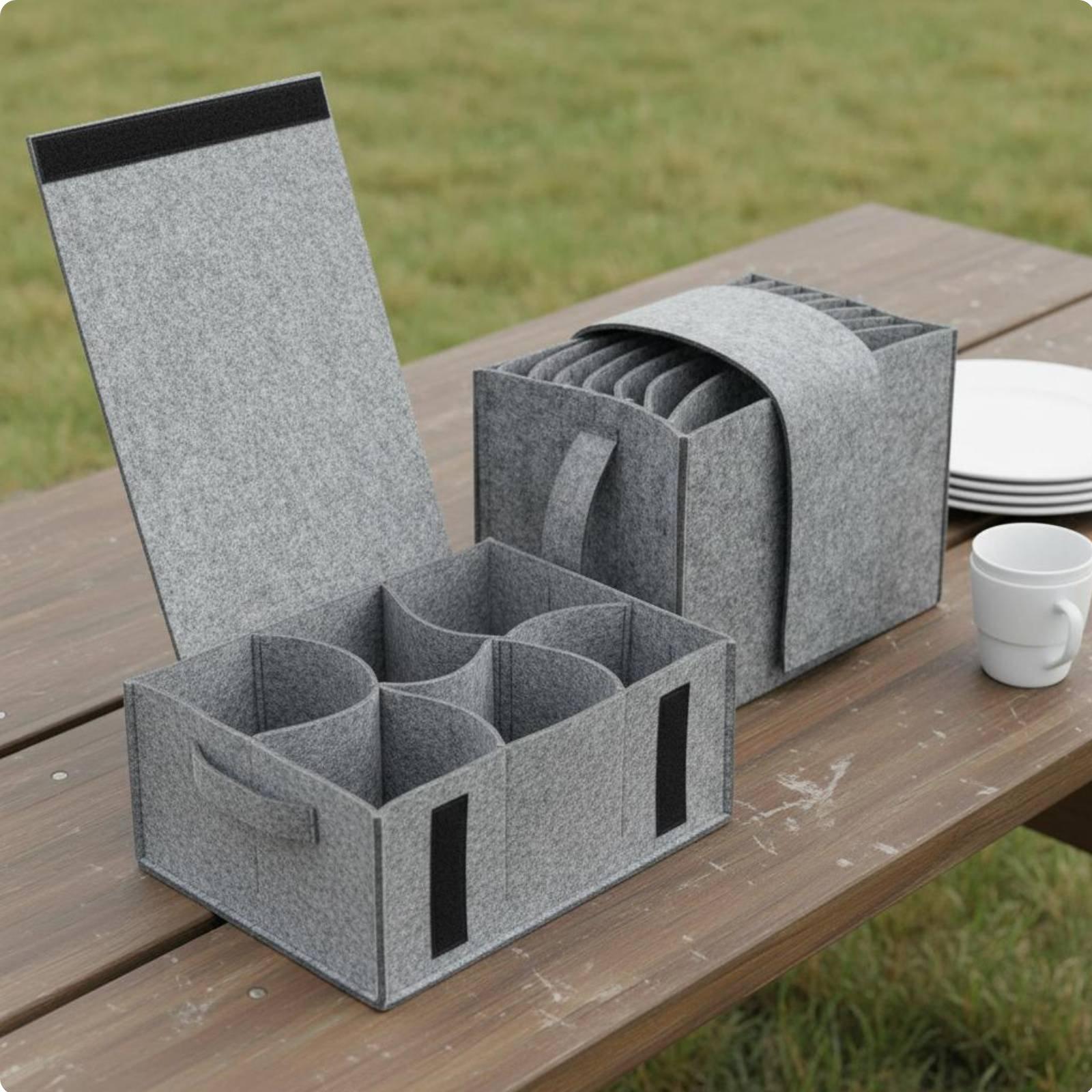 Bolsa de Armazenamento de Felt - Outdoor Camping Kitchen avaliação e preço
