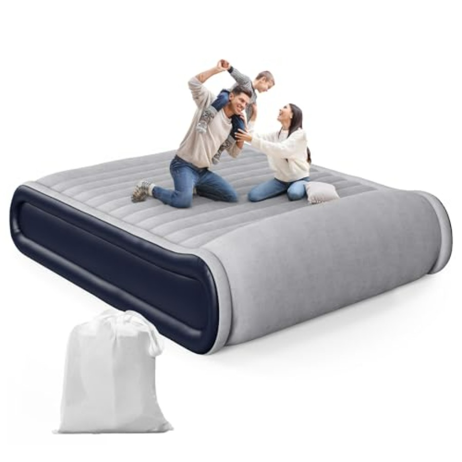 Colchão Inflável Queen com Bom - Outdoor Inflatable Camping Tent With Air Pump avaliação e preço