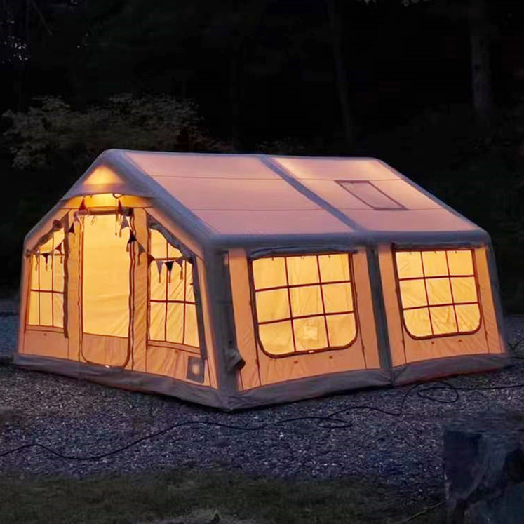 Grande Tenda Inflável ao Ar Li - Outdoor Inflatable Camping Tent With Air Pump avaliação e preço