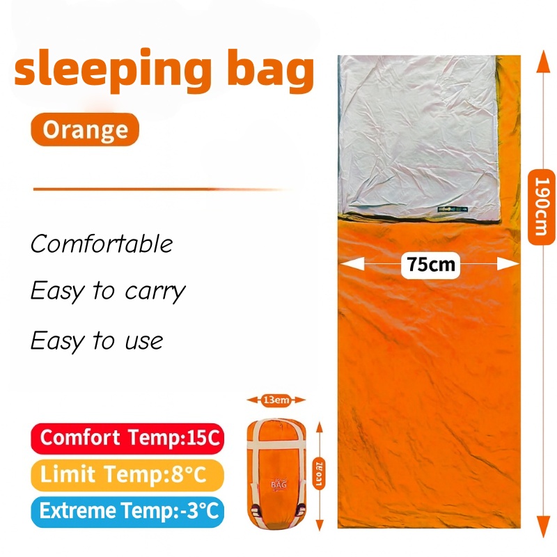 Suprimentos para Camping Saco  - Outdoor Camping Sleeping Bag avaliação e preço