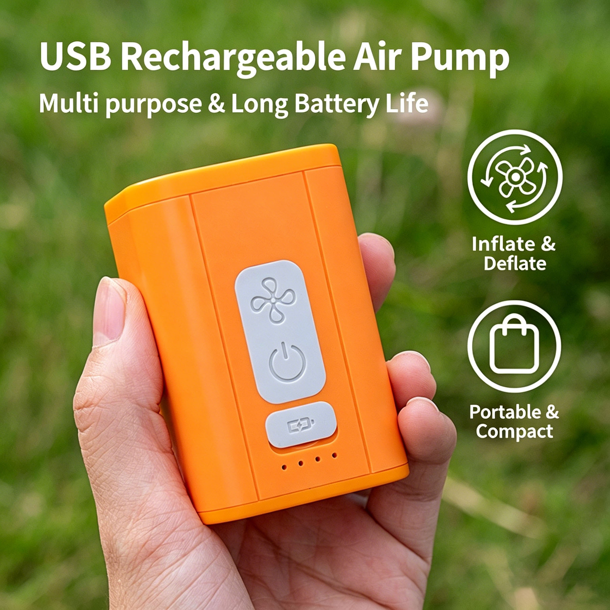 Bomba de Ar Recarregável 2 em  - Outdoor Inflatable Camping Tent With Air Pump avaliação e preço