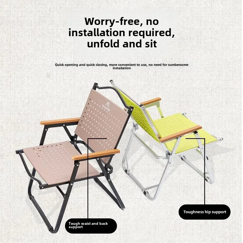Cadeira de Camping MOUNTAINHIK - Outdoor Camping Recliner Chairs avaliação e preço