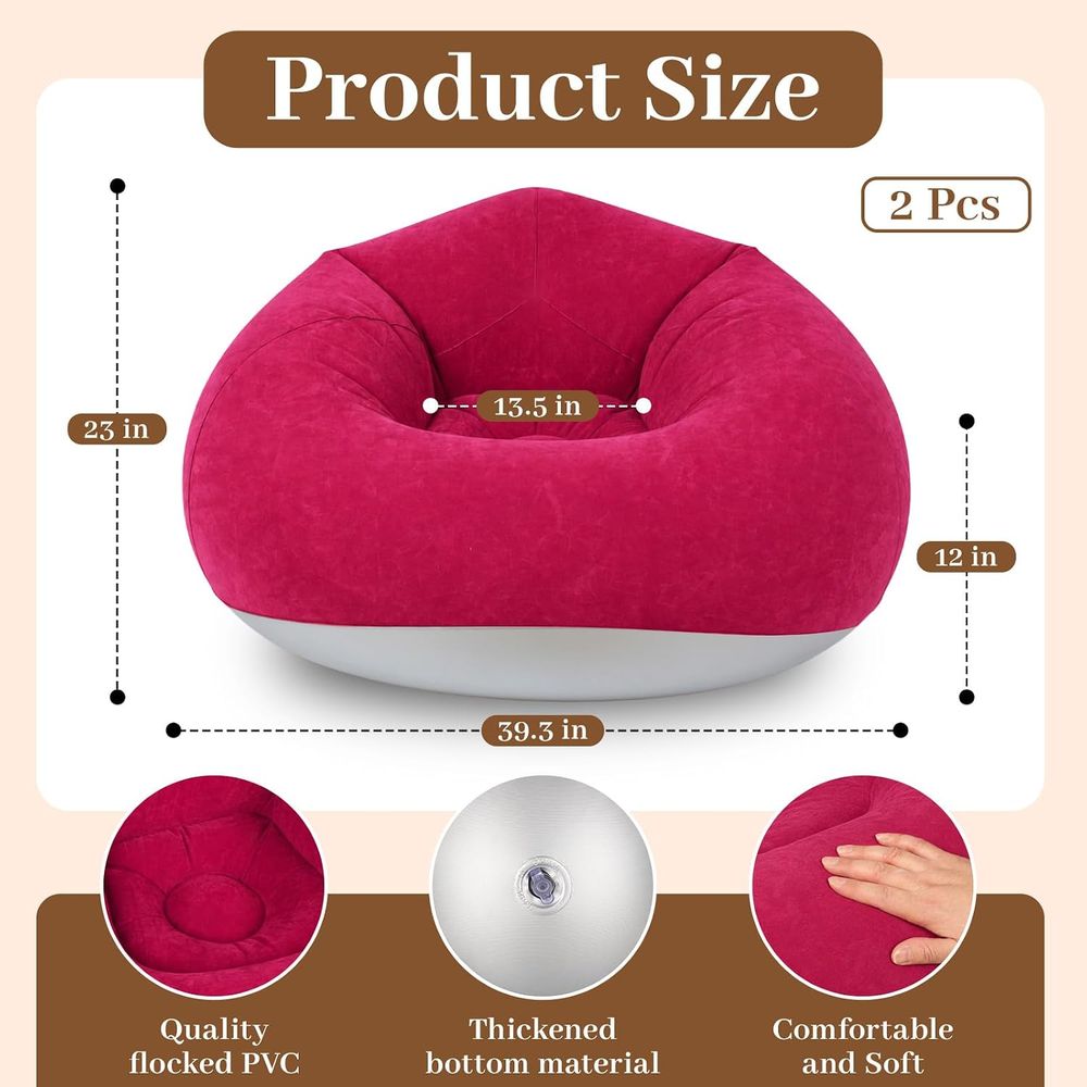 Cadeiras Bean Bag para Adultos - Outdoor Camping Movies avaliação e preço