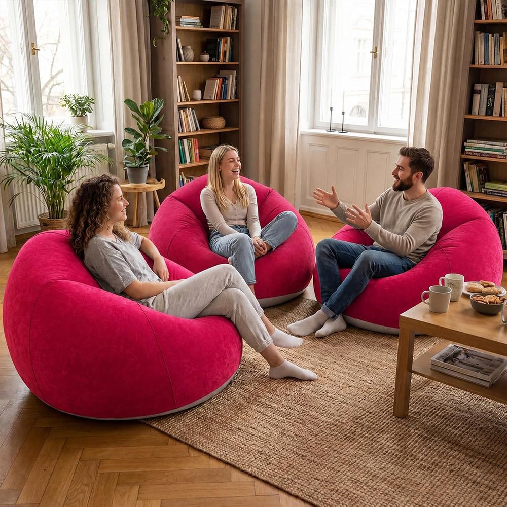 Cadeiras Bean Bag para Adultos - Outdoor Camping Movies avaliação e preço
