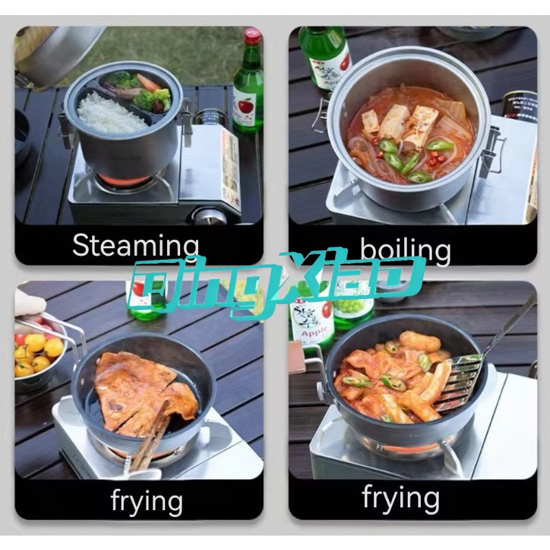 Panela Multifuncional de Aço I - Cooking Outdoor Camping avaliação e preço