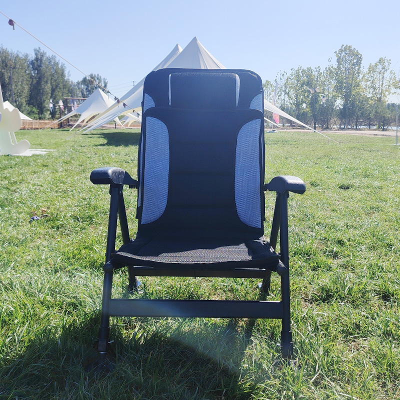 Cadeira Portátil Dobrável com  - Outdoor Camping Recliner Chairs avaliação e preço