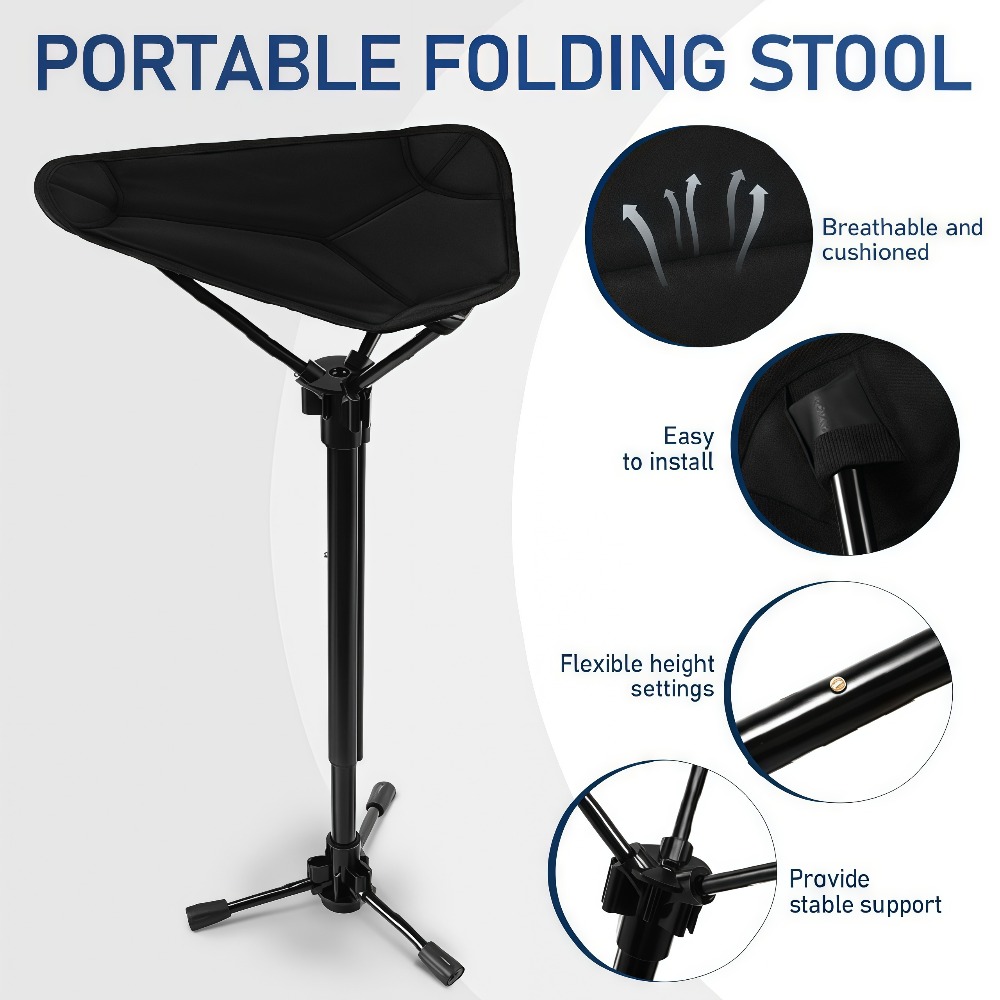 Cadeira Portátil Dobrável com  - Outdoor Camping Recliner Chairs avaliação e preço
