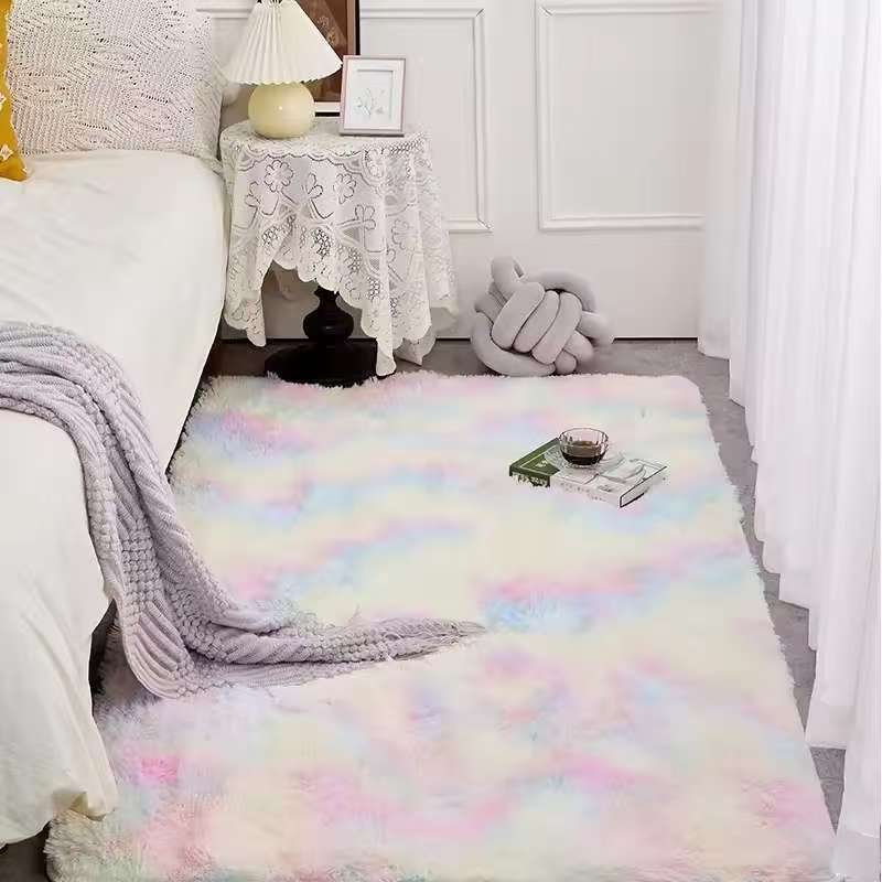 Tapete de Pelúcia Fluffy Tie-D - Outdoor Camping Games For Adults avaliação e preço