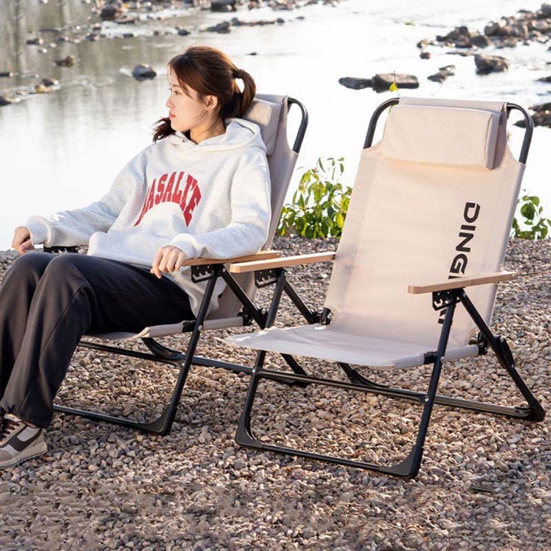 Cadeira Dobrável para Camping, - Outdoor Camping Recliner Chairs avaliação e preço